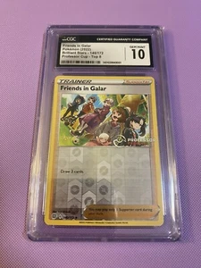Friends in Galar Top 8 Professor Program Promo 2022 140/172 CGC 10 Gem Mint - Picture 1 of 7