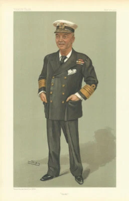 DIBUJOS ANIMADOS DE ESPÍA VANITY FAIR Almirante John Arbuthnot Fisher 'Jacky'. Royal Navy 1902 Foto 1 de 2