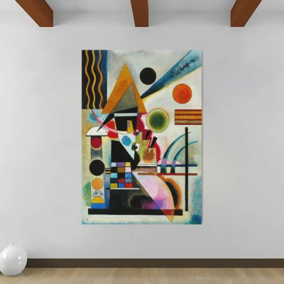 Swinging - Abstracto - Por Wassily Kandinsky - Lona Laminado Pared Estampado Artístico  Foto 1 de 4