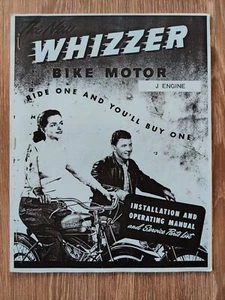 Whizzer J engine installation and operating manual – reprint - Afbeelding 1 van 1