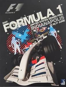 2007 Formula 1 United States Grand Prix Indianapolis Official Program New Sealed - Picture 1 of 4