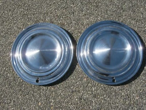 Factory 1962 to 1966 Ford Falcon Ranchero Comet 13 inch hubcaps wheel covers - Picture 1 of 24