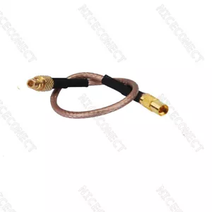 MMCX Male Plug to MMCX Female Straight Adapter Pigtail Cable RG178 20cm Wireless - Picture 1 of 1