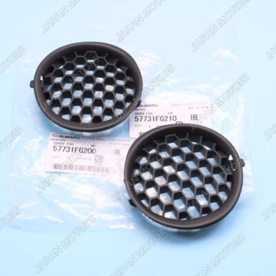 GENUÍNO FABRICANTE DE EQUIPAMENTO ORIGINAL Subaru Impreza 2008-2014 GRADES DE TAMPA DE FAROL DE NEBLINA DO LADO ESQUERDO E DIREITO - Imagem 1 de 4