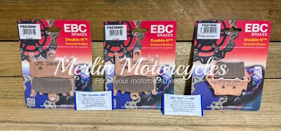 DUCATI 797 MONSTER 2017-2020 COMPLETE EBC BRAKE PAD KIT inc EBC LUBE - Image 1 of 4