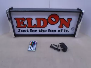 Eldon Just for the fun of it Slot car LED Light Up Display SIGN - Picture 1 of 5