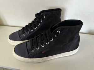 NEW - Gorgeous Superga High Top - ‘Alexa Chung ‘ - Faded Black - Size 39 Euro - Picture 1 of 19