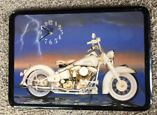 Sturgis 50th Anniversary Harley Davidson Motorcycle Wall Clock Wood Lacquer 22”.