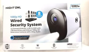 Night Owl 2-Way Audio 12 Channel DVR Security System 8 cameras - Picture 1 of 3