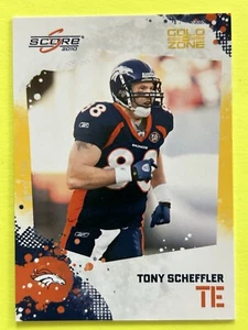 2010 Score Gold Zone #92 Tony Scheffler #163/299 Denver Broncos - Picture 1 of 2