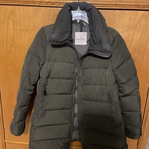 Damen Moncler schwarz Petrea Giubbotto gesteppte Daunen gefütterte Jacke Mantel Größe 2 - Bild 1 von 22