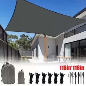 Camping Tent Tarp Sun Shelter Hammock Cover Waterproof Canopy Rain Fly Mat Pad - Picture 1 of 10