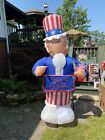 Gemmy Airblown Patriotic Inflatable. 4th of July Uncle Sam