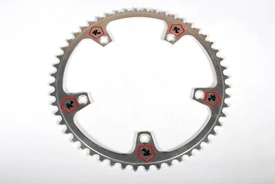 Campagnolo Super Record Bicycle Chainring Rossin Pantographed 144 BCD 52T NOS - Image 1 of 4