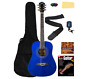 Oscar Schmidt OG5 3/4-Size Kids Acoustic Guitar Learn-to-Play Bundle