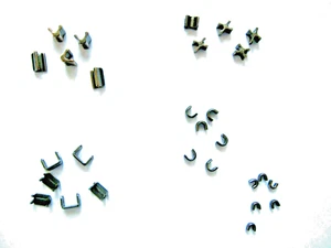 25 Teile Zubehör für Reißverschlusse Zipper Endstücke Stopper 3 - 7 mm ~ B2 - Bild 1 von 1