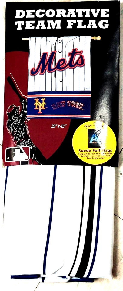 New York Mets Decorative Team Flag 29" x 43" - Image 1 of 1