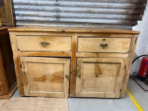 Antique Pine Sideboard - Picture 1 of 12