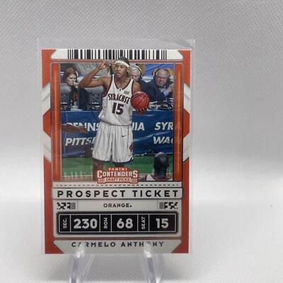 Panini Contenders 2020 selecciones del draft Carmelo Anthony #42 Syracuse Orange Foto 1 de 2