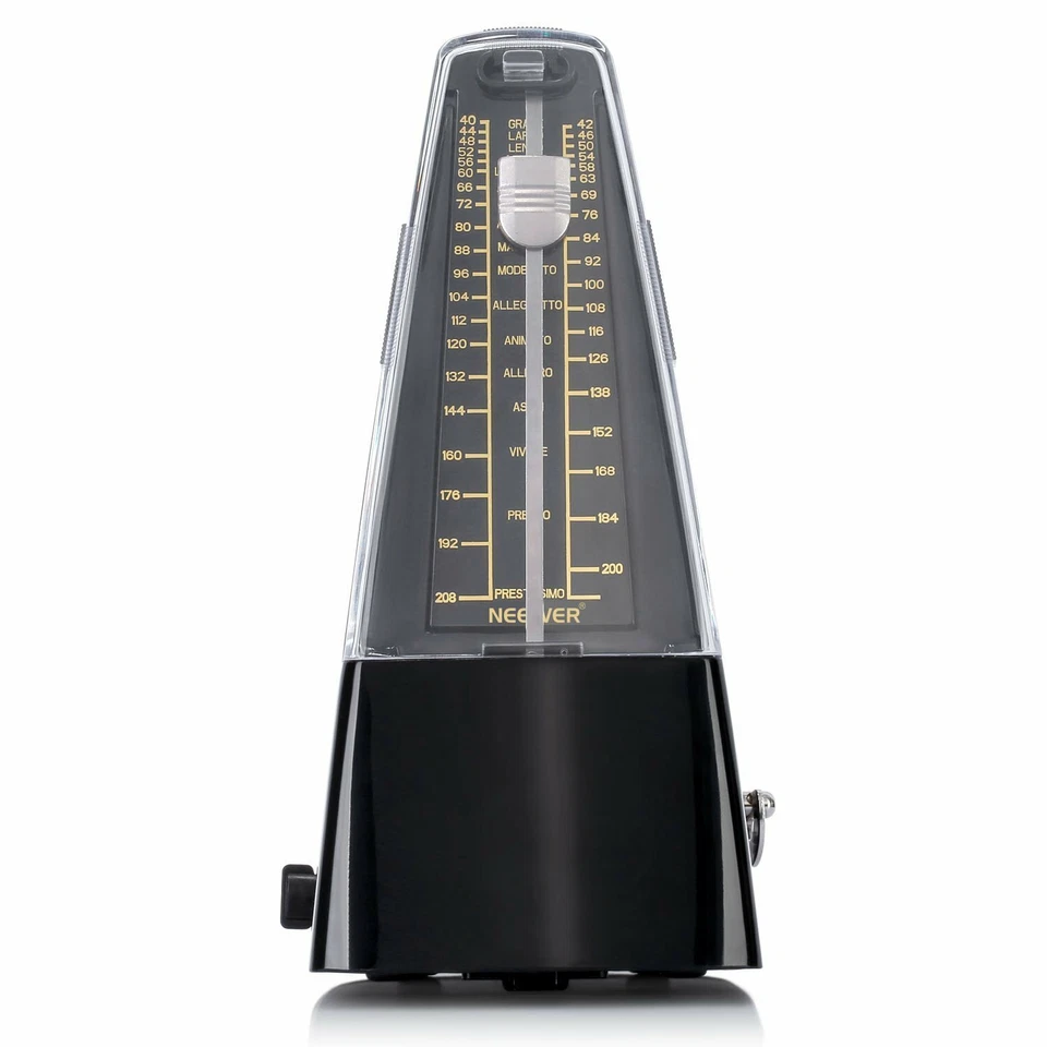 NW-707 Traditional Wind Up Mechanical Metronome for Piano Guitar Bass Drum Violi — 第 1/1 张图片