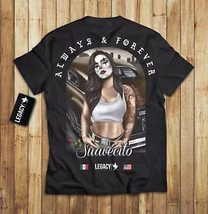 Camiseta Suavecito Lowrider Legacy Camiseta Payaso Negro - Imagen 1 de 2