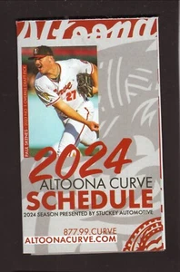 Altoona Curve Paul Skenes 2024 Calendario de Bolsillo Pennsylvania Lotería Piratas - Imagen 1 de 2