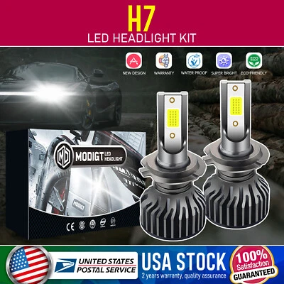 Kit de bombilla de faro LED H7 alta y baja doble haz blanco, para Subaru Legacy 1996 Foto 1 de 4