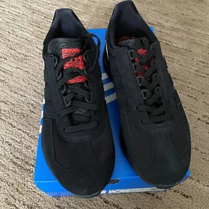 Zapatillas Adidas Originals Retropy E5 para Hombre Talla 9 Núcleo Negro Rojo Vivo NUEVAS - Imagen 1 de 11