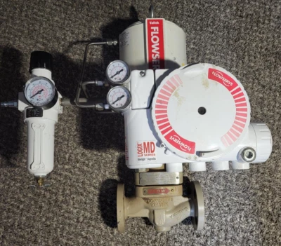 PROBADO Flowserve Valtek Mark One 1", 3200MD-10-D6-E-04-40-0G-00 posición digital Foto 1 de 4