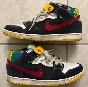 Nike Dunk Pro SB Mid Tie Dye 314383-461 Men’s Size 11.5 2008 Rare Size Preowned - Bild 1 von 7