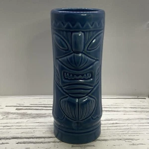 Vintage TIKI mug Blue Ceramic Party Mai Tai Cocktail - Picture 1 of 6