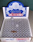 100 Dime Coin Tubes - Koin brand - New - Screw-on Tops - Display box included