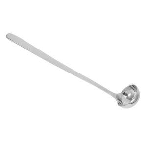  2 PEZZI Cucchiaio Mescolatore Acciaio Inox Piccolo Mestolo Zuppa Cucina Servizio Cucchiai - Foto 1 di 12