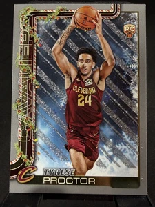 2025-26 Topps Holiday #H200 Tyrese Proctor Glitter Holiday - Picture 1 of 2