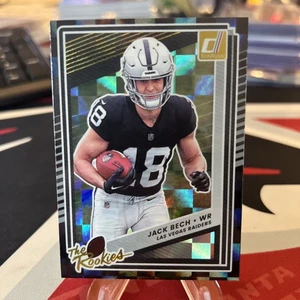 2025 Panini Donruss The Rookies Jack Bech Las Vegas Raiders - Picture 1 of 2