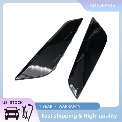 Juego de 2 embellecedores de ventilación de aire para guardabarros laterales negros para BMW Serie 5 G30 G31 M550i 2018-2023 Foto 1 de 4