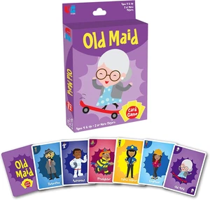 Old Maid Card Game - Dimensione Jumbo, Carte Personaggio Colorate per Bambini dai 4 in su - Foto 1 di 12