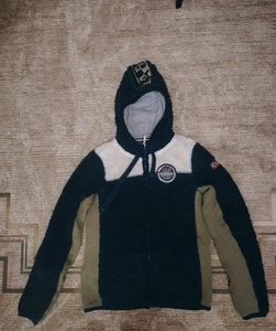 Vintage Napapijri Fleece Zipper Jacket Warm Wear Outer Sweater - Picture 1 of 12