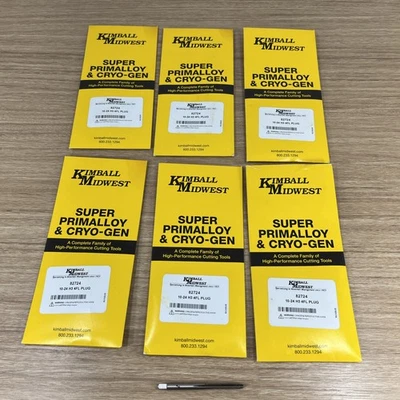 KIMBALL MIDWEST Super Primalloy & Cyro Gen 10-24 NC H3 4-Flute Tap Qty (6) - Image 1 of 4