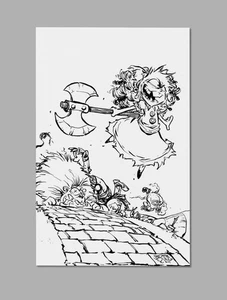 Impresión Giclee Premium Shirlee Jones Spawn Universe 11" x 17" Imagen Arte de Pared - Imagen 1 de 3