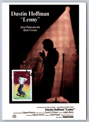 #4701 Innovative Choreographers Bob Fosse FDC Maxi Card "Lenny" Dustin Hoffman - Image 1 of 2