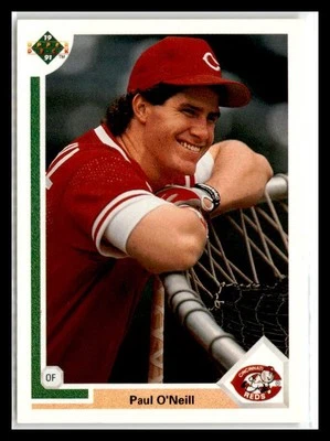 Paul O'Neill 1991 Upper Deck #133 Cincinnati Reds - Image 1 of 2