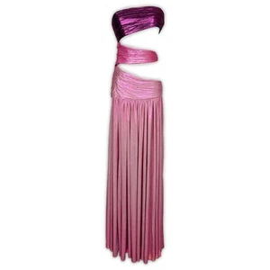 Retrofete Lia Cutout Drop Waist Maxi Dress Pink Sz XS Formal Wedding Guest - Picture 1 of 11