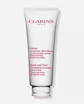 Clarins Hand & Nail Treatment Cream 100 ml | Pflegende Feuchtigkeitscreme für trockene Hände