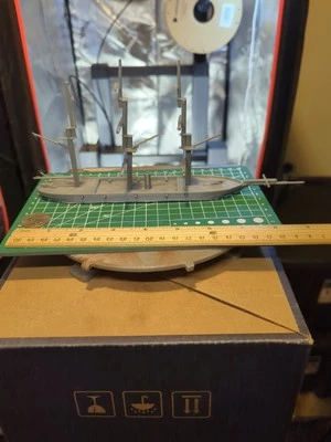 Impreso en 3D 1/144 Guerra Civil Acorazado USS Housatonic Sin Pintar Foto 1 de 4