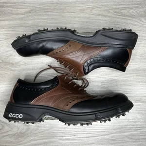 ECCO Hydromax Herren Golfschuhe Größe 45 (11 US) Braun Leder Oxford Schnürer - Bild 1 von 10