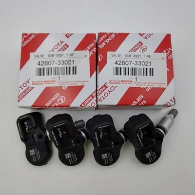4pcs OEM 42607-33021 PMV-107J For 4Runner Prius Lexus Tire Pressure Sensor TPMS Foto 1 de 4