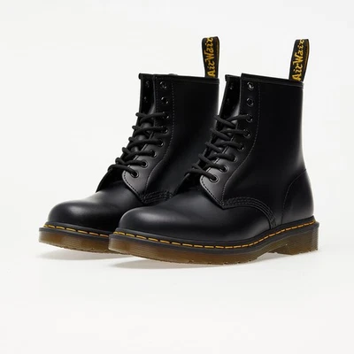 Dr. Martens 1460 8-Eyelet Black Unisex Leather Lace-up Combat Boots - Image 1 of 3