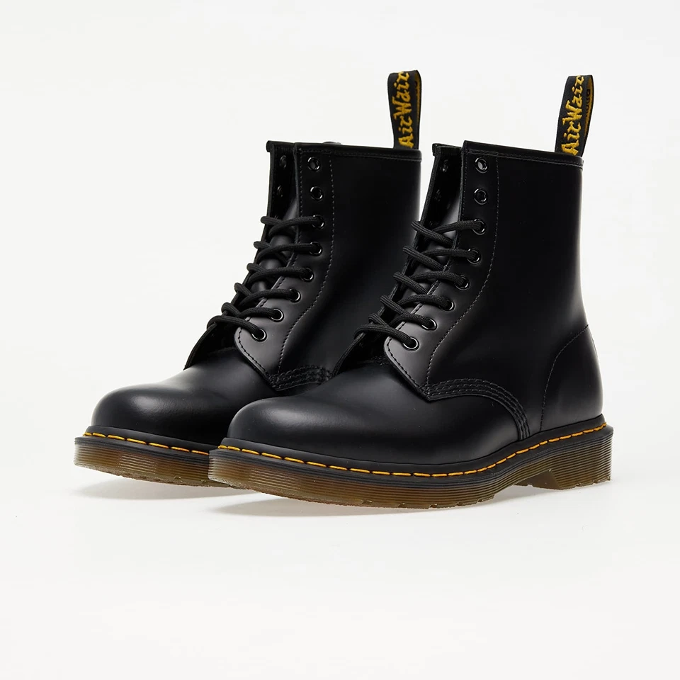 Dr. Martens 1460 8-Eyelet Black Unisex Leather Lace-up Combat Boots - Image 1 of 3