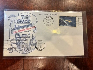 #1193 Mercury BOERGER 2/20/1962 Alt City FDC Toledo OHIO Glenn Space Cover !! - Picture 1 of 2